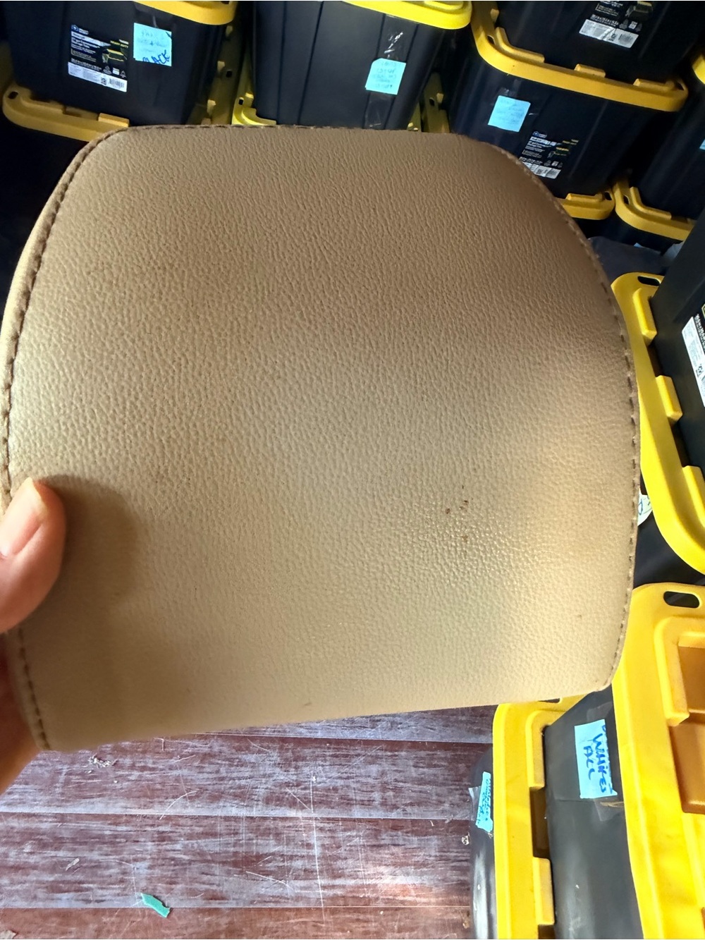 FORD AUTOMOBILE TAN LEATHER 2010-2017 Ford Fusion Leather Back CENTER Headrest